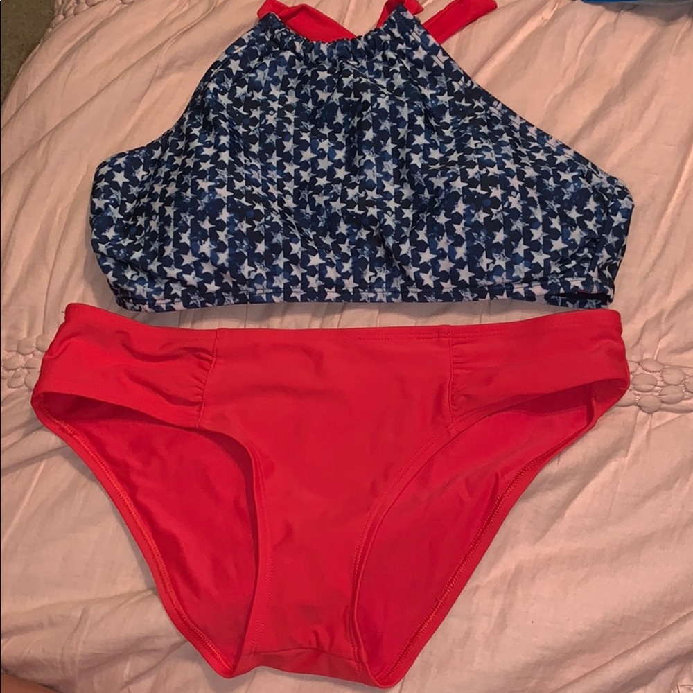 Red, White, and Blue Swimsuit